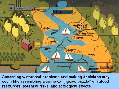 Assessing Watershed Problems is like assembling a complex jigsaw puzzle