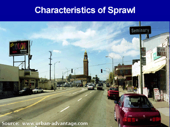 Characteristics of Sprawl