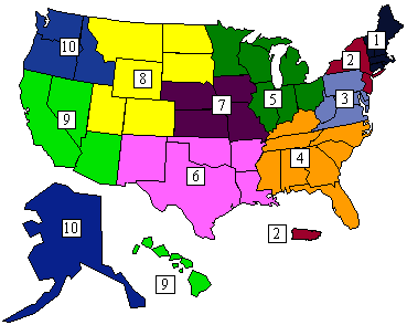 Interactive Map of U.S. EPA Regions
