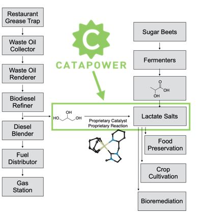 Catapower process graphic