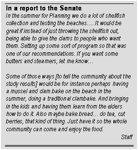 Text Box: In a report to the Senate
