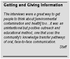 Text Box: Getting and Giving Information