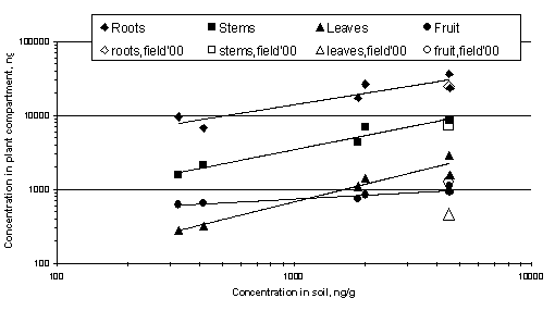 Dose/Uptake Study for C. Pepo