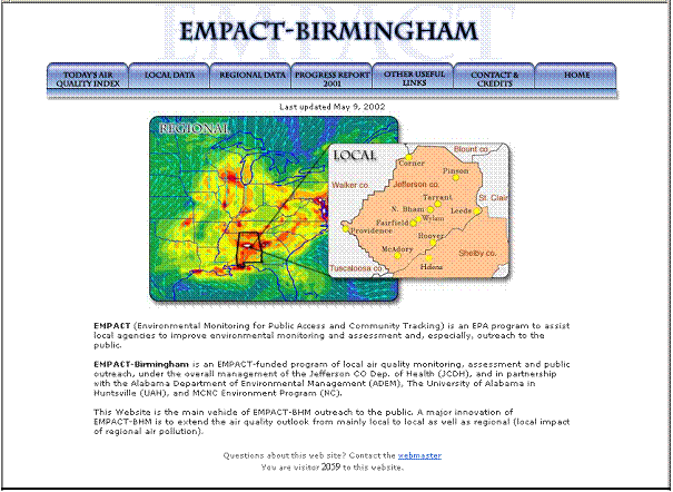 The Home Page of the EMPACT-Birmingham Web Site