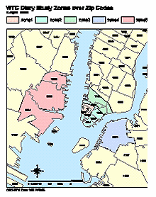 Figure 1. World Trade Center Exposure Zones