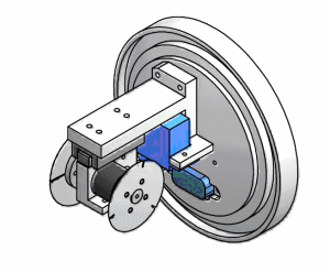 Figure 8. Drawing of the dual chopper size selector