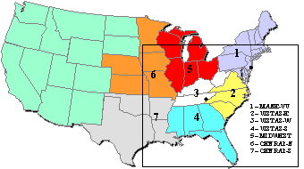 Figure 1. Study Domain for Application of Receptor Models to Synthetic Data.