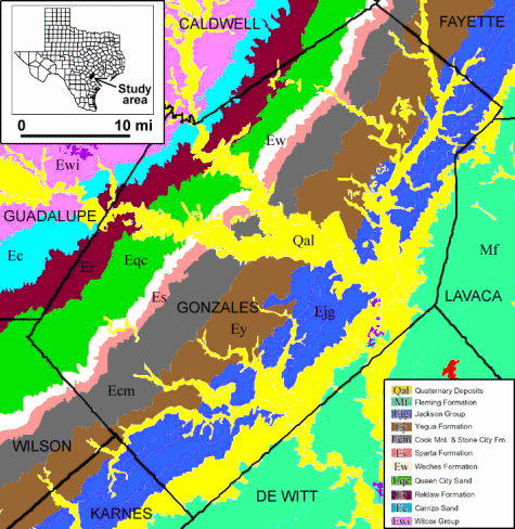 Figure 3. Geology Map of Study Area.