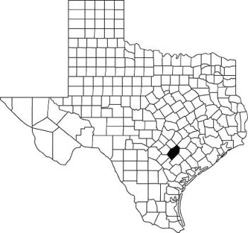 Figure 1. Location of Gonzales County