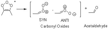 The proposed mechanism for direct OH formation from O3-alkene reactions 