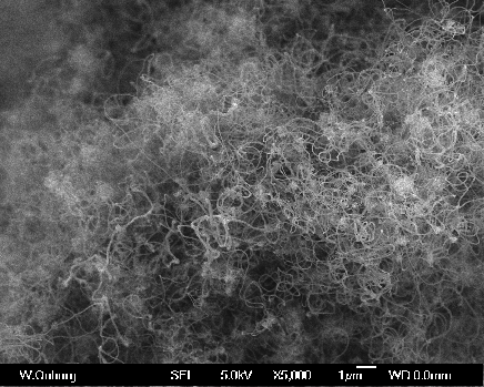 Nanotubes Produced Using the Split-tube Horizontal CVD System