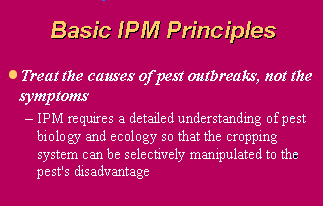 pest management principle epa resistance integrated core