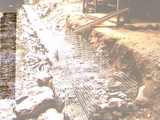 The stream restoration project utelized instream rocks and debris, reducing stream habitat.