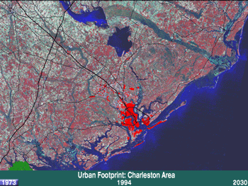 Charleston Area Urban Footprint 1973